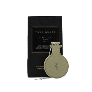  True Grace Black Lily closet fragrance sachets, from the Manor collection
