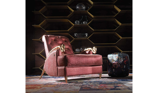 Fotel Snake marki Roberto Cavalli Home Interiors