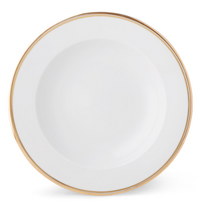 Talerz porcelanowy do zupy Ralph Lauren Home, z kolekcji Wilshire