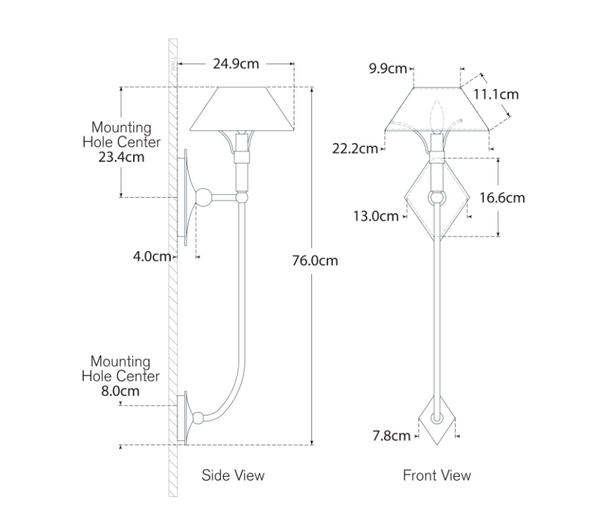 Kinkiet Turlington XL Thomas O'Brien marki Visual Comfort