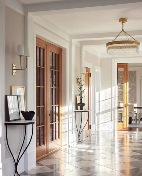 Hulton Double wall lamp by Thomas O'Brien