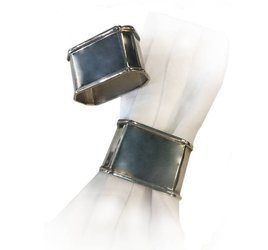 Set of two Ralph Lauren Home napkin rings, from the Peyton collection
