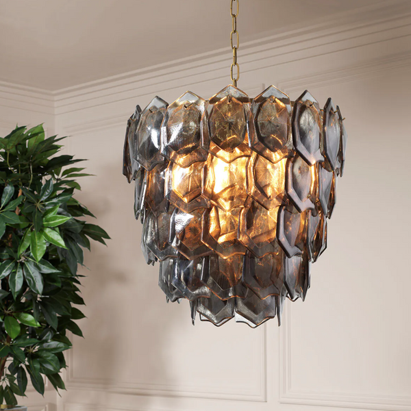 Elias chandelier by Eichholtz