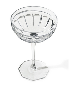 Ralph Lauren Home crystal champagne coupe, from the Coraline collection