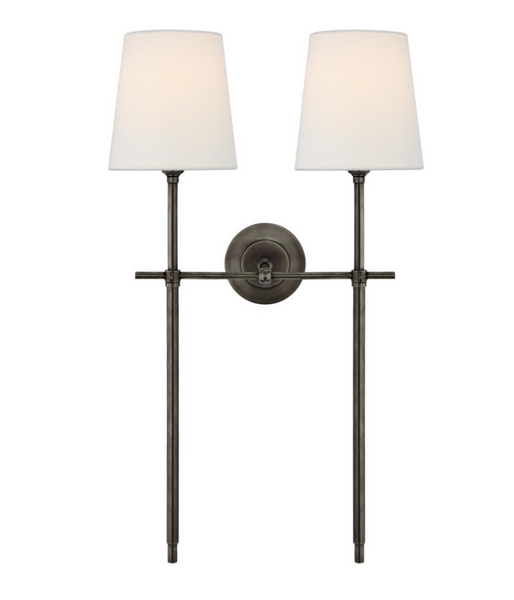 Thomas O'Brien Bryant Large Double wall lamp