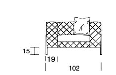 Fotel Brera Plus marki Former In Italia