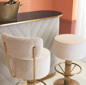 Krzesło barowe obrotowe Carleton marki Eichholtz