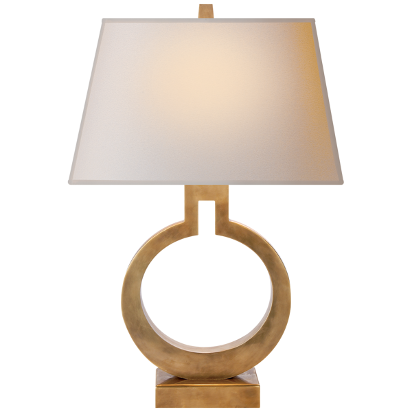 Table Lamp E.F Chapman Ring Form Small