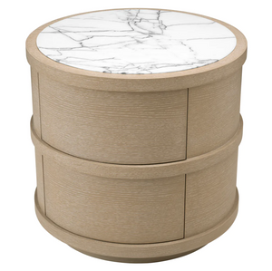 Cabana round bedside table by Eichholtz