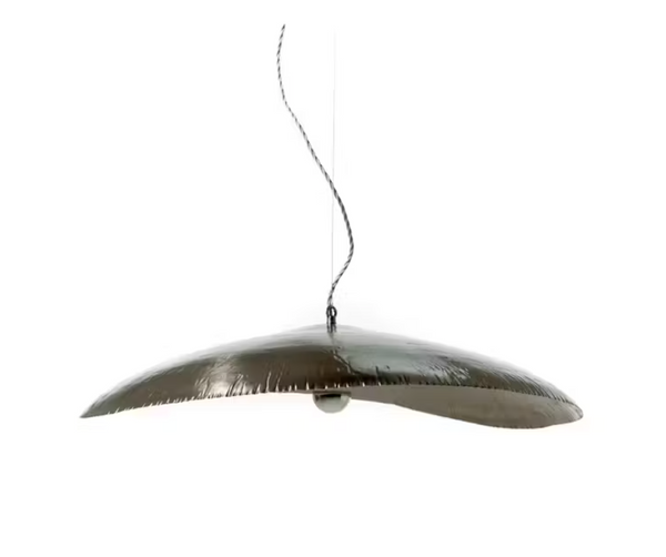 Brass 95 silver pendant lamp by Gervasoni 1882