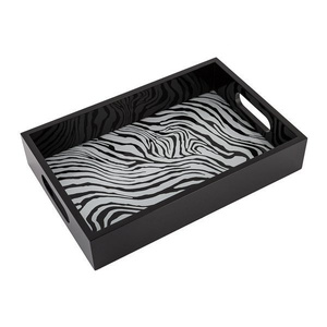 Roberto Cavalli Home tray, from the Zebrage collection (Small)