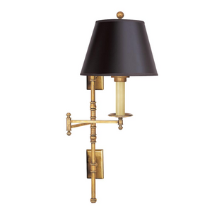 Dorchester Double Swing Arm wall lamp by Chapman & Myers 