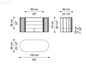 Gianfranco Ferré Home Doppler chest of drawers