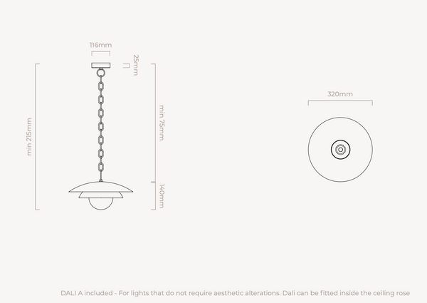 Carapace pendant lamp by CTO Lighting