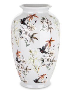 White Garden Vase 