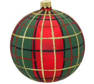 Christmas Decoration - Tartan Bauble