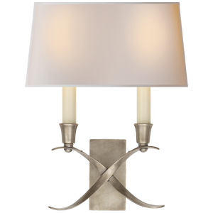 Wall lamp E.F.Chapman Cross Bouillotte Small