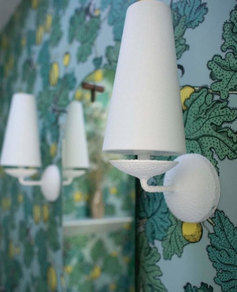 Aerin Fontaine wall lamp by Visual Comfort