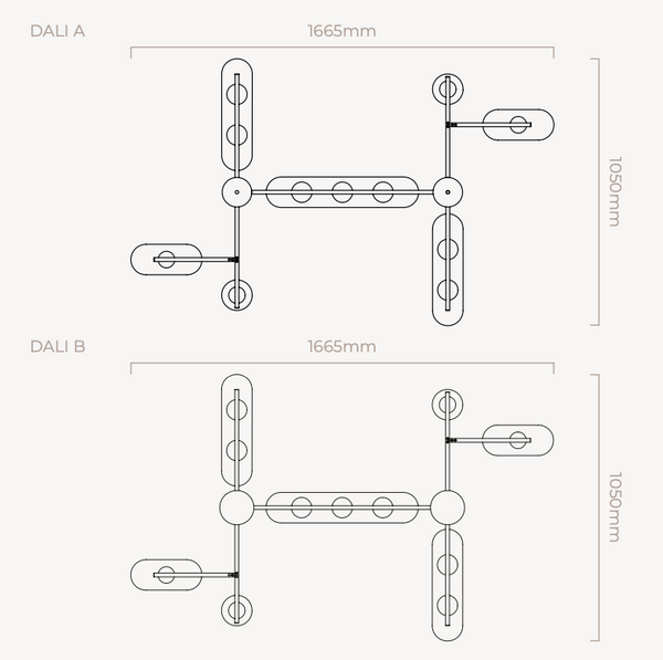 Lampa wisząca Modulo Grid 11 marki CTO Lighting