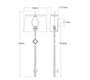 Cranston Large wall lamp by Studio VC 