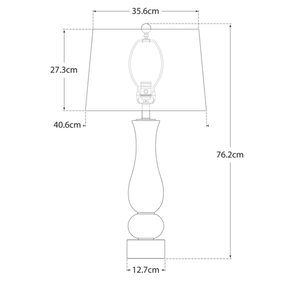 Lampa stołowa Contemporary projektu Chapman & Myers marki Visual Comfort