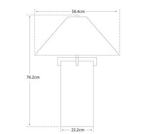 Lampa stołowa Brooks projektu J.Randall Powers marki Visual Comfort