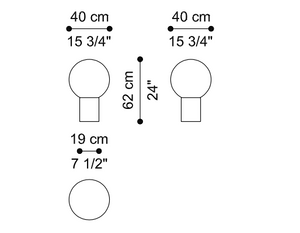 lampa stołowa Bulb marki Gianfranco Ferré Home