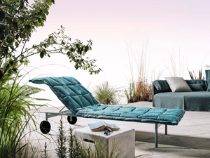 Flair reclining lounger by Gervasoni 1882