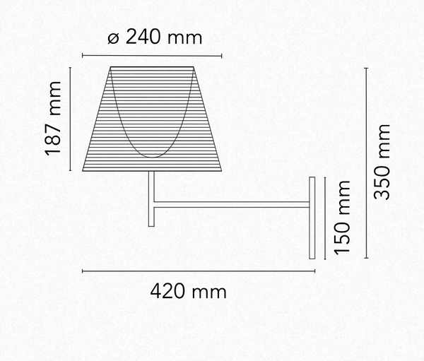 KTribe wall lamp by Flos