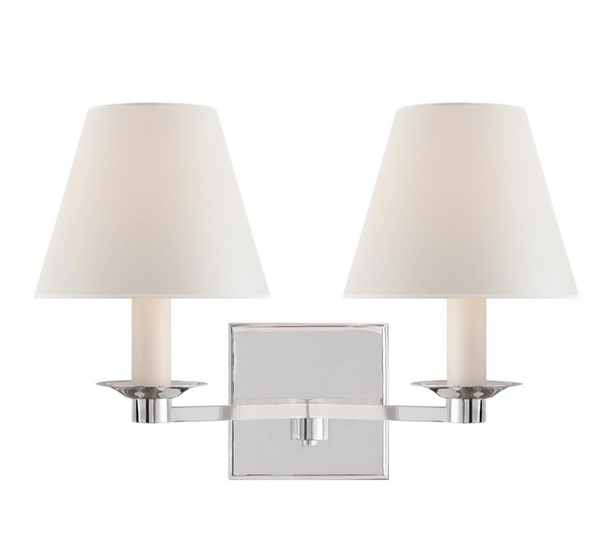 Evans Double wall lamp by Ralph Lauren Home