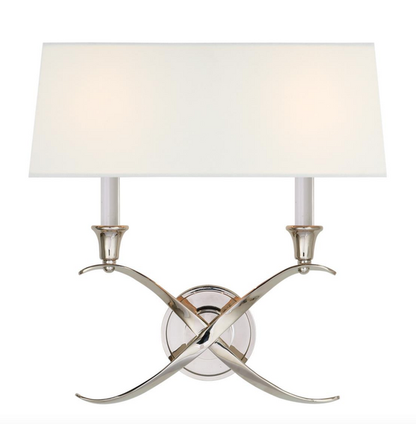 Cross Bouillotte Large wall lamp by E.F. Champan