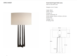 Lampa stołowa Ian K.Fowler Scala marki Visual Comfort