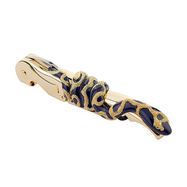 Korkociąg do wina Roberto Cavalli Home Snake (Dark Blue)