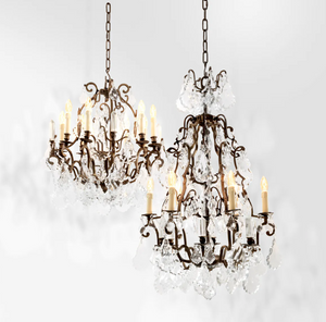 Château De Wideville Luster chandelier by Eichholtz