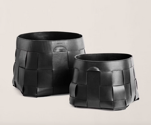 Koszyk skórzany Hailey Large marki Ralph Lauren Home 