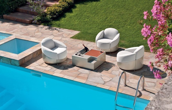 Longhi Astrea garden armchair