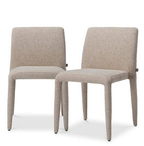 Krzesło Leiza marki Eichholtz, zestaw dwóch sztuk