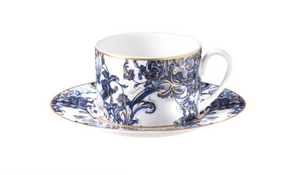 Set of six Roberto Cavalli Home tea cups, from the Azulejos collection
