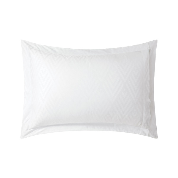 Ralph Lauren Home pillowcase, from the Penthouse collection (White)