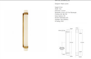 Kinkiet Ralph Lauren Home Barton Large