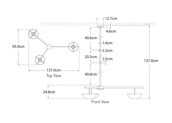 Valencia Extra Large chandelier by Aerin