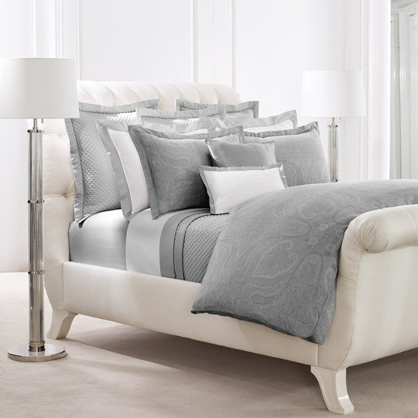 Poszewka na poduszkę Ralph Lauren Home, z kolekcji Doncaster (Soft Silver)