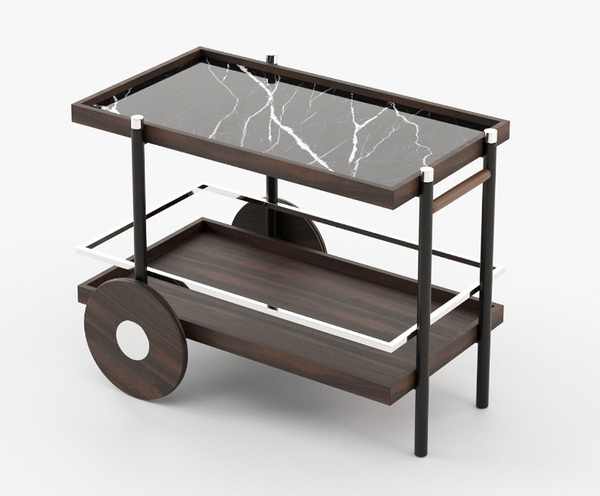 Laskas Pitt bar cart