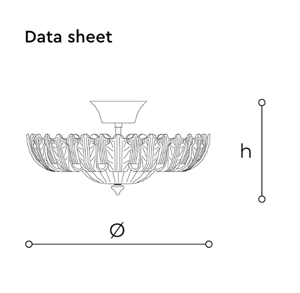 Plafon 74/65 marki Italamp