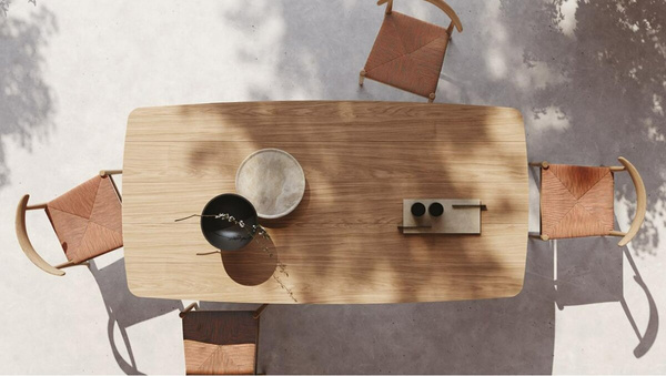 Virgola IN & OUTDOOR table by Casamilano