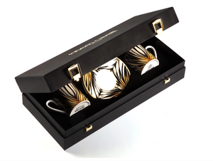 Roberto Cavalli tea cup, from the Monogram Gold collection