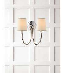 Reed Double wall lamp by Thomas O'Brien by Visual Comfort