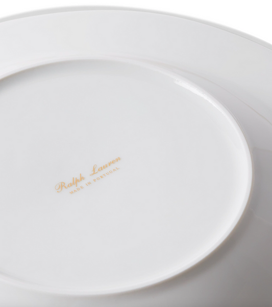 Talerz porcelanowy do zupy Ralph Lauren Home, z kolekcji Wilshire