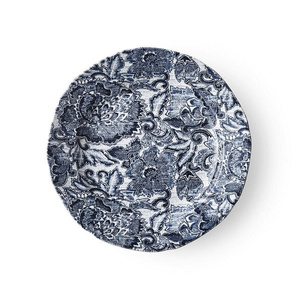 Ralph Lauren Home x Burleigh Faded Peony Indigo salad plate