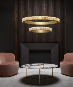 Avalon Oval chandelier by CTO Lighting